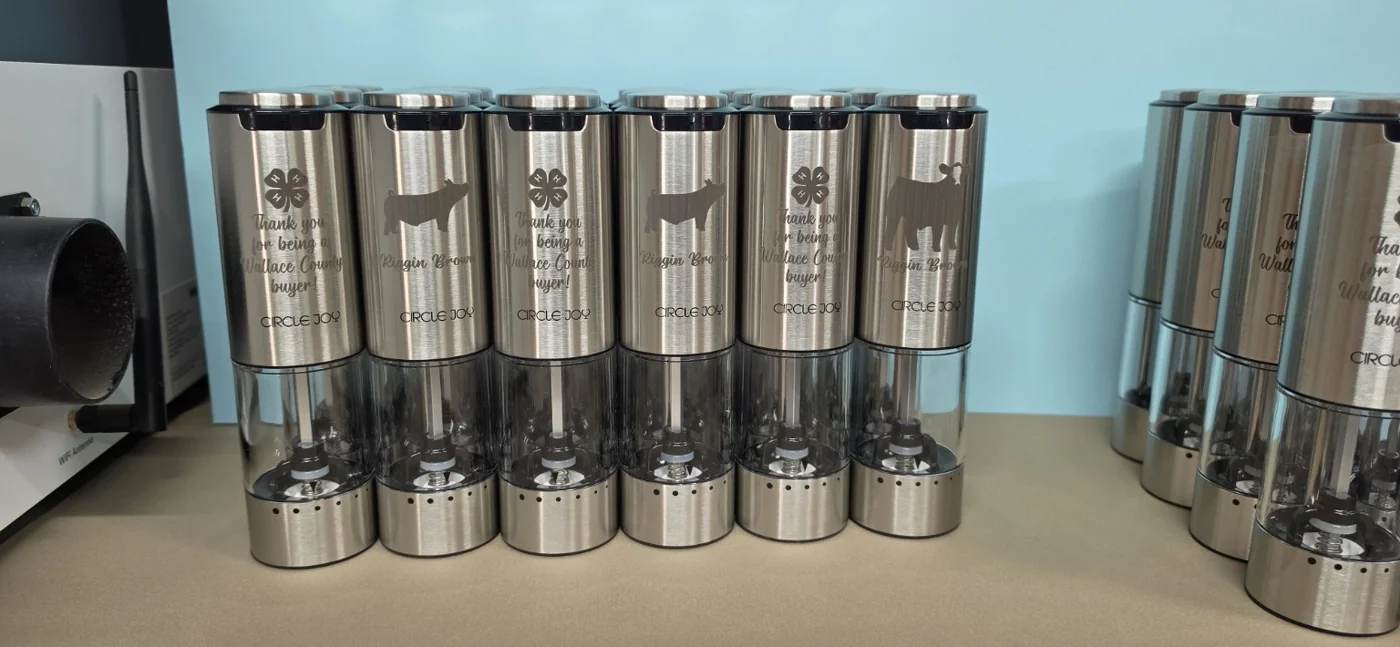 Custom engraved drinkware