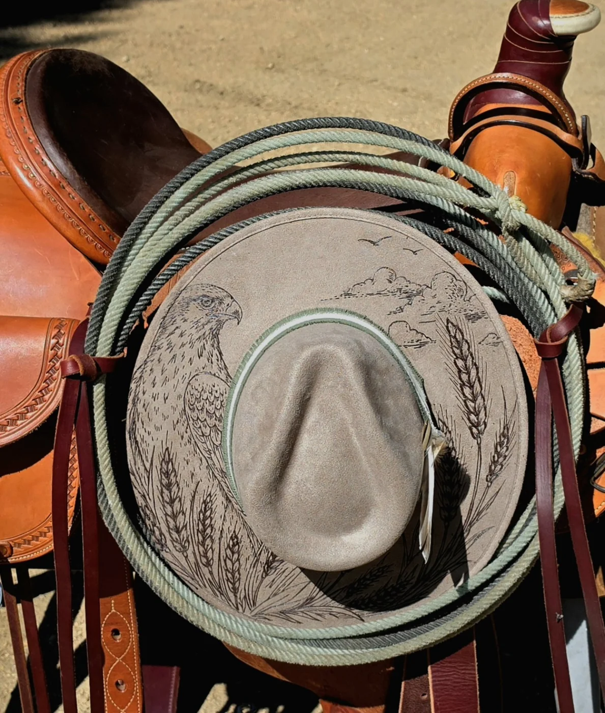 Western wildlife hat